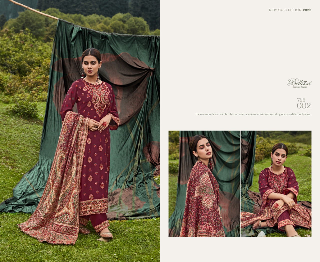 Belliza Rumi New Designer Fancy Festive Wear Winter Collection
